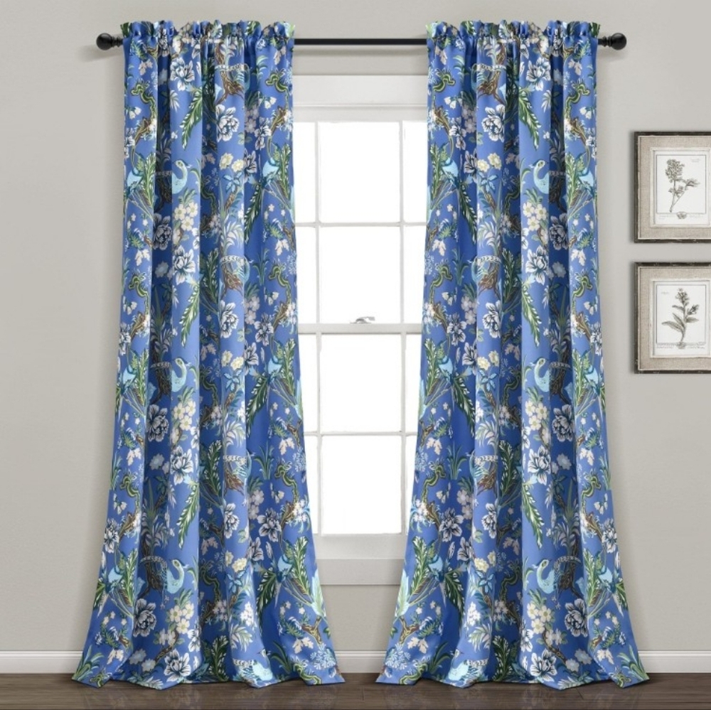 Lush Decor Dolores Two Light Filtering Window Panels
